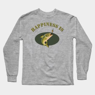 Happiness is Trout Fishing Long Sleeve T-Shirt